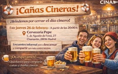 Próximas cañas cineras, jueves 26 febrero