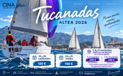 Tucanadas 2026: tres nuevas citas para navegar en Altea